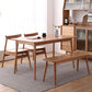 Contemporary Style 4-foot Furniture Solid Wood Dining Table Rectangle for Home Clearhalo ' dining_table' 'Dining Tables & Seating' 'Dining Tables' 'furn' 'furn_dining_table' 'Furniture' 'furniture_dining_table' 'Kitchen & Dining Furniture' 'kitchen&dining_furn' 'kitchen' 'kitchen_dining_table' 3816071