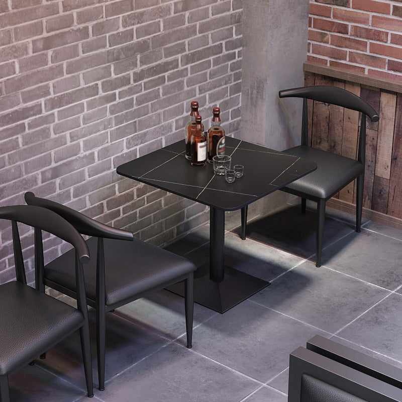 Industrial Sintered Stone Dinner Room Kitchen Table Black Metal Base Table for Dinning Room Clearhalo ' dining_table' 'Dining Tables & Seating' 'Dining Tables' 'furn' 'furn_dining_table' 'Furniture' 'furniture_dining_table' 'Kitchen & Dining Furniture' 'kitchen&dining_furn' 'kitchen' 'kitchen_dining_table' 3816115