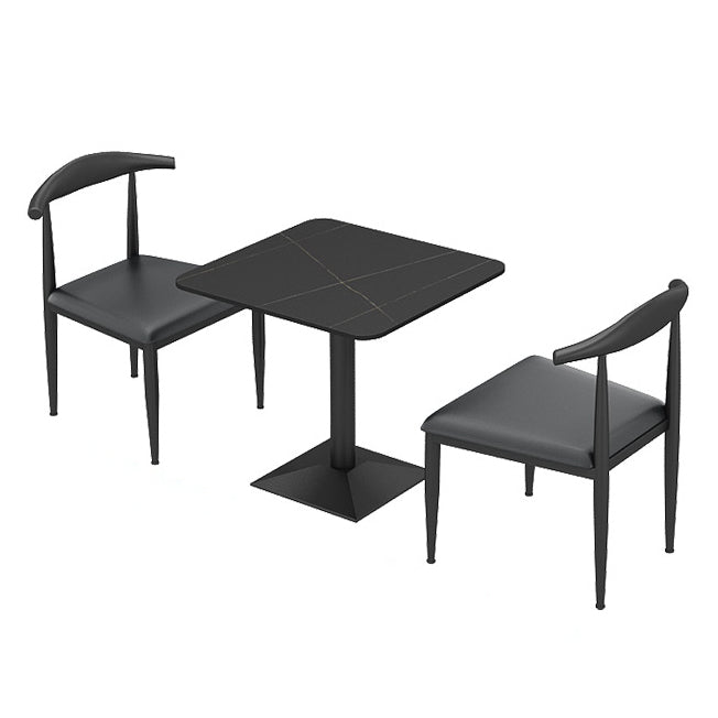 Industrial Sintered Stone Dinner Room Kitchen Table Black Metal Base Table for Dinning Room Clearhalo ' dining_table' 'Dining Tables & Seating' 'Dining Tables' 'furn' 'furn_dining_table' 'Furniture' 'furniture_dining_table' 'Kitchen & Dining Furniture' 'kitchen&dining_furn' 'kitchen' 'kitchen_dining_table' 3816119
