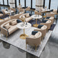 Round Tulip Base Dinette Table Traditional Luxury Stone Dining Room Collection Clearhalo ' dining_table' 'Dining Tables & Seating' 'Dining Tables' 'furn' 'furn_dining_table' 'Furniture' 'furniture_dining_table' 'Kitchen & Dining Furniture' 'kitchen&dining_furn' 'kitchen' 'kitchen_dining_table' 3816140