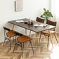 Oak Solid Wood Dining Table Traditional Luxury Dining Site Table with 4-foot Clearhalo ' dining_table' 'Dining Tables & Seating' 'Dining Tables' 'furn' 'furn_dining_table' 'Furniture' 'furniture_dining_table' 'Kitchen & Dining Furniture' 'kitchen&dining_furn' 'kitchen' 'kitchen_dining_table' 3816156
