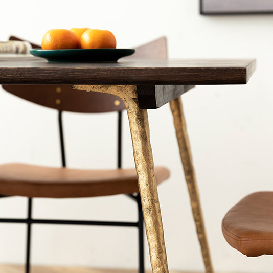 Oak Solid Wood Dining Table Traditional Luxury Dining Site Table with 4-foot Clearhalo ' dining_table' 'Dining Tables & Seating' 'Dining Tables' 'furn' 'furn_dining_table' 'Furniture' 'furniture_dining_table' 'Kitchen & Dining Furniture' 'kitchen&dining_furn' 'kitchen' 'kitchen_dining_table' 3816163