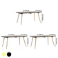 Oak Solid Wood Dining Table Traditional Luxury Dining Site Table with 4-foot Clearhalo ' dining_table' 'Dining Tables & Seating' 'Dining Tables' 'furn' 'furn_dining_table' 'Furniture' 'furniture_dining_table' 'Kitchen & Dining Furniture' 'kitchen&dining_furn' 'kitchen' 'kitchen_dining_table' 3816166