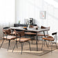 Oak Solid Wood Dining Table Traditional Luxury Dining Site Table with 4-foot Clearhalo ' dining_table' 'Dining Tables & Seating' 'Dining Tables' 'furn' 'furn_dining_table' 'Furniture' 'furniture_dining_table' 'Kitchen & Dining Furniture' 'kitchen&dining_furn' 'kitchen' 'kitchen_dining_table' 3816169
