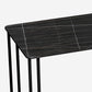 Industrial Sintered Stone Dinner Room Kitchen Table Black Sled Base Table for Dinning Room Clearhalo ' dining_table' 'Dining Tables & Seating' 'Dining Tables' 'furn' 'furn_dining_table' 'Furniture' 'furniture_dining_table' 'Kitchen & Dining Furniture' 'kitchen&dining_furn' 'kitchen' 'kitchen_dining_table' 3816177