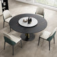 Modern Standard Round Shape Dining Table Sintered Stone Kitchen Dining Table with Pedestal Base Clearhalo ' dining_table' 'Dining Tables & Seating' 'Dining Tables' 'furn' 'furn_dining_table' 'Furniture' 'furniture_dining_table' 'Kitchen & Dining Furniture' 'kitchen&dining_furn' 'kitchen' 'kitchen_dining_table' 3816184