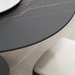 Modern Standard Round Shape Dining Table Sintered Stone Kitchen Dining Table with Pedestal Base Clearhalo ' dining_table' 'Dining Tables & Seating' 'Dining Tables' 'furn' 'furn_dining_table' 'Furniture' 'furniture_dining_table' 'Kitchen & Dining Furniture' 'kitchen&dining_furn' 'kitchen' 'kitchen_dining_table' 3816191