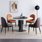 Modern Standard Round Shape Dining Table Sintered Stone Kitchen Dining Table with Pedestal Base Clearhalo ' dining_table' 'Dining Tables & Seating' 'Dining Tables' 'furn' 'furn_dining_table' 'Furniture' 'furniture_dining_table' 'Kitchen & Dining Furniture' 'kitchen&dining_furn' 'kitchen' 'kitchen_dining_table' 3816199