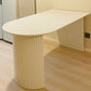 Contemporary Home Pine Solid Wood Dining Table Freeform Table with Double Pedestal Base Clearhalo ' dining_table' 'Dining Tables & Seating' 'Dining Tables' 'furn' 'furn_dining_table' 'Furniture' 'furniture_dining_table' 'Kitchen & Dining Furniture' 'kitchen&dining_furn' 'kitchen' 'kitchen_dining_table' 3816217