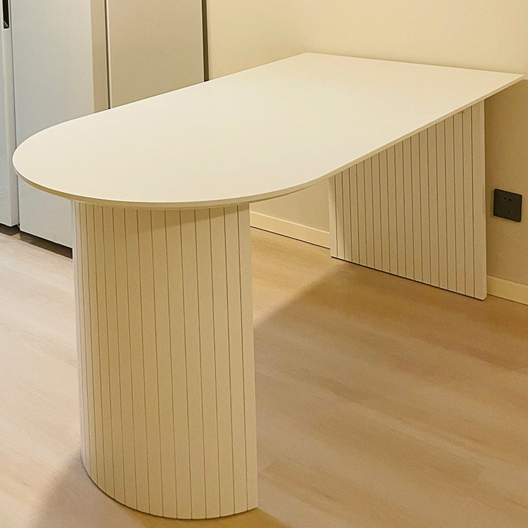 Contemporary Home Pine Solid Wood Dining Table Freeform Table with Double Pedestal Base Clearhalo ' dining_table' 'Dining Tables & Seating' 'Dining Tables' 'furn' 'furn_dining_table' 'Furniture' 'furniture_dining_table' 'Kitchen & Dining Furniture' 'kitchen&dining_furn' 'kitchen' 'kitchen_dining_table' 3816217