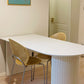 Contemporary Home Pine Solid Wood Dining Table Freeform Table with Double Pedestal Base Clearhalo ' dining_table' 'Dining Tables & Seating' 'Dining Tables' 'furn' 'furn_dining_table' 'Furniture' 'furniture_dining_table' 'Kitchen & Dining Furniture' 'kitchen&dining_furn' 'kitchen' 'kitchen_dining_table' 3816222