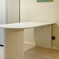 Contemporary Home Pine Solid Wood Dining Table Freeform Table with Double Pedestal Base Clearhalo ' dining_table' 'Dining Tables & Seating' 'Dining Tables' 'furn' 'furn_dining_table' 'Furniture' 'furniture_dining_table' 'Kitchen & Dining Furniture' 'kitchen&dining_furn' 'kitchen' 'kitchen_dining_table' 3816227