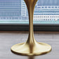 Round Tulip Base Home Furniture Traditional Luxury Stone Dining Room Collection Clearhalo ' dining_table' 'Dining Tables & Seating' 'Dining Tables' 'furn' 'furn_dining_table' 'Furniture' 'furniture_dining_table' 'Kitchen & Dining Furniture' 'kitchen&dining_furn' 'kitchen' 'kitchen_dining_table' 3816238