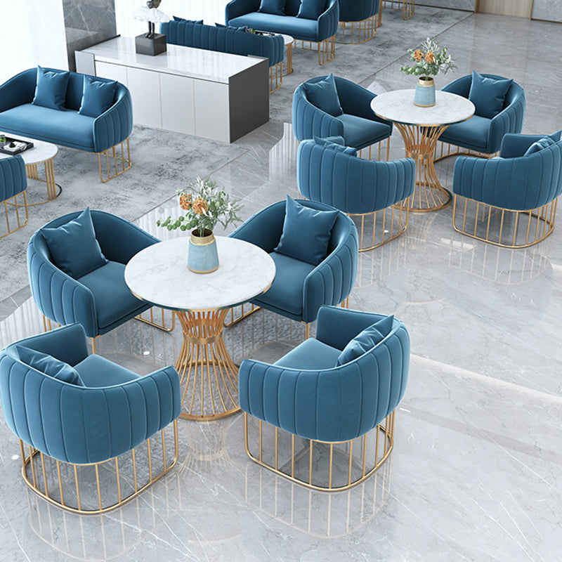 Luxury Style Sintered Stone Dining Table Single Pedestal Base Round Table for Home Clearhalo ' dining_table' 'Dining Tables & Seating' 'Dining Tables' 'furn' 'furn_dining_table' 'Furniture' 'furniture_dining_table' 'Kitchen & Dining Furniture' 'kitchen&dining_furn' 'kitchen' 'kitchen_dining_table' 3816276