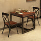 Industrial Solid Wood Dinner Room Kitchen Table Brown Square Table for Dinning Room Clearhalo ' dining_table' 'Dining Tables & Seating' 'Dining Tables' 'furn' 'furn_dining_table' 'Furniture' 'furniture_dining_table' 'Kitchen & Dining Furniture' 'kitchen&dining_furn' 'kitchen' 'kitchen_dining_table' 3816282