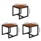 Industrial Solid Wood Dinner Room Kitchen Table Brown Square Table for Dinning Room Clearhalo ' dining_table' 'Dining Tables & Seating' 'Dining Tables' 'furn' 'furn_dining_table' 'Furniture' 'furniture_dining_table' 'Kitchen & Dining Furniture' 'kitchen&dining_furn' 'kitchen' 'kitchen_dining_table' 3816291