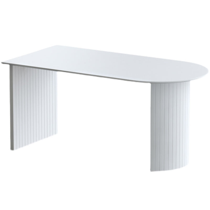 Contemporary Style Furniture Double Pedestal Dining Site Table for Home Clearhalo ' dining_table' 'Dining Tables & Seating' 'Dining Tables' 'furn' 'furn_dining_table' 'Furniture' 'furniture_dining_table' 'Kitchen & Dining Furniture' 'kitchen&dining_furn' 'kitchen' 'kitchen_dining_table' 3816298