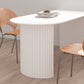 Contemporary Style Furniture Double Pedestal Dining Site Table for Home Clearhalo ' dining_table' 'Dining Tables & Seating' 'Dining Tables' 'furn' 'furn_dining_table' 'Furniture' 'furniture_dining_table' 'Kitchen & Dining Furniture' 'kitchen&dining_furn' 'kitchen' 'kitchen_dining_table' 3816299