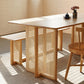 Rectangle Wooden Table Modern Red Oak Table in Nature with Double Pedestal Clearhalo ' dining_table' 'Dining Tables & Seating' 'Dining Tables' 'furn' 'furn_dining_table' 'Furniture' 'furniture_dining_table' 'Kitchen & Dining Furniture' 'kitchen&dining_furn' 'kitchen' 'kitchen_dining_table' 3816356