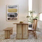 Rectangle Wooden Table Modern Red Oak Table in Nature with Double Pedestal Clearhalo ' dining_table' 'Dining Tables & Seating' 'Dining Tables' 'furn' 'furn_dining_table' 'Furniture' 'furniture_dining_table' 'Kitchen & Dining Furniture' 'kitchen&dining_furn' 'kitchen' 'kitchen_dining_table' 3816367