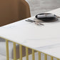 Luxury Home Sintered Stone Dining Table Rectangular Table with Double Pedestal Base Clearhalo ' dining_table' 'Dining Tables & Seating' 'Dining Tables' 'furn' 'furn_dining_table' 'Furniture' 'furniture_dining_table' 'Kitchen & Dining Furniture' 'kitchen&dining_furn' 'kitchen' 'kitchen_dining_table' 3816401