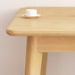 Square 4 Legs Industrial Dining Table Wood Color Fixed Table with Rubberwood Solid Wood Clearhalo ' dining_table' 'Dining Tables & Seating' 'Dining Tables' 'furn' 'furn_dining_table' 'Furniture' 'furniture_dining_table' 'Kitchen & Dining Furniture' 'kitchen&dining_furn' 'kitchen' 'kitchen_dining_table' 3816431