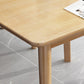 Square 4 Legs Industrial Dining Table Wood Color Fixed Table with Rubberwood Solid Wood Clearhalo ' dining_table' 'Dining Tables & Seating' 'Dining Tables' 'furn' 'furn_dining_table' 'Furniture' 'furniture_dining_table' 'Kitchen & Dining Furniture' 'kitchen&dining_furn' 'kitchen' 'kitchen_dining_table' 3816432