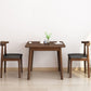 Square 4 Legs Industrial Dining Table Wood Color Fixed Table with Rubberwood Solid Wood Clearhalo ' dining_table' 'Dining Tables & Seating' 'Dining Tables' 'furn' 'furn_dining_table' 'Furniture' 'furniture_dining_table' 'Kitchen & Dining Furniture' 'kitchen&dining_furn' 'kitchen' 'kitchen_dining_table' 3816439