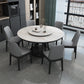 Contemporary Sintered Stone Round Dining Table Standard Kitchen Dining Table with Pedestal Base Clearhalo ' dining_table' 'Dining Tables & Seating' 'Dining Tables' 'furn' 'furn_dining_table' 'Furniture' 'furniture_dining_table' 'Kitchen & Dining Furniture' 'kitchen&dining_furn' 'kitchen' 'kitchen_dining_table' 3816456