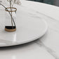 Contemporary Sintered Stone Round Dining Table Standard Kitchen Dining Table with Pedestal Base Clearhalo ' dining_table' 'Dining Tables & Seating' 'Dining Tables' 'furn' 'furn_dining_table' 'Furniture' 'furniture_dining_table' 'Kitchen & Dining Furniture' 'kitchen&dining_furn' 'kitchen' 'kitchen_dining_table' 3816459