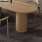 Modern Style Pine Solid Wood Dining Table Double Pedestal Base Freeform Table for Home Clearhalo ' dining_table' 'Dining Tables & Seating' 'Dining Tables' 'furn' 'furn_dining_table' 'Furniture' 'furniture_dining_table' 'Kitchen & Dining Furniture' 'kitchen&dining_furn' 'kitchen' 'kitchen_dining_table' 3816552