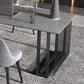 Industrial Sintered Stone Standard Dining Table Kitchen Rectangle Shape Dining Table for Kitchen Clearhalo ' dining_table' 'Dining Tables & Seating' 'Dining Tables' 'furn' 'furn_dining_table' 'Furniture' 'furniture_dining_table' 'Kitchen & Dining Furniture' 'kitchen&dining_furn' 'kitchen' 'kitchen_dining_table' 3816562
