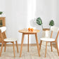Round Minimalist Dining Table Wood Color Fixed Table with Beech Solid Wood Clearhalo ' dining_table' 'Dining Tables & Seating' 'Dining Tables' 'furn' 'furn_dining_table' 'Furniture' 'furniture_dining_table' 'Kitchen & Dining Furniture' 'kitchen&dining_furn' 'kitchen' 'kitchen_dining_table' 3816569