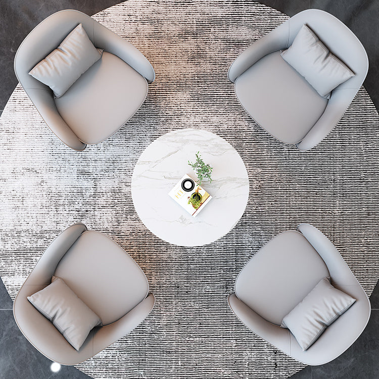Round Dinette Table Traditional Luxury Dinner Room Kitchen Table with Metal Base Clearhalo ' dining_table' 'Dining Tables & Seating' 'Dining Tables' 'furn' 'furn_dining_table' 'Furniture' 'furniture_dining_table' 'Kitchen & Dining Furniture' 'kitchen&dining_furn' 'kitchen' 'kitchen_dining_table' 3816608