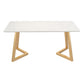 Metal Traditional Luxury Rectangle Indoor Table Sintered Stone Dining Table with Sled Base Rectangle Marble Clearhalo ' dining_table' 'Dining Tables & Seating' 'Dining Tables' 'furn' 'furn_dining_table' 'Furniture' 'furniture_dining_table' 'Kitchen & Dining Furniture' 'kitchen&dining_furn' 'kitchen' 'kitchen_dining_table' 3816619