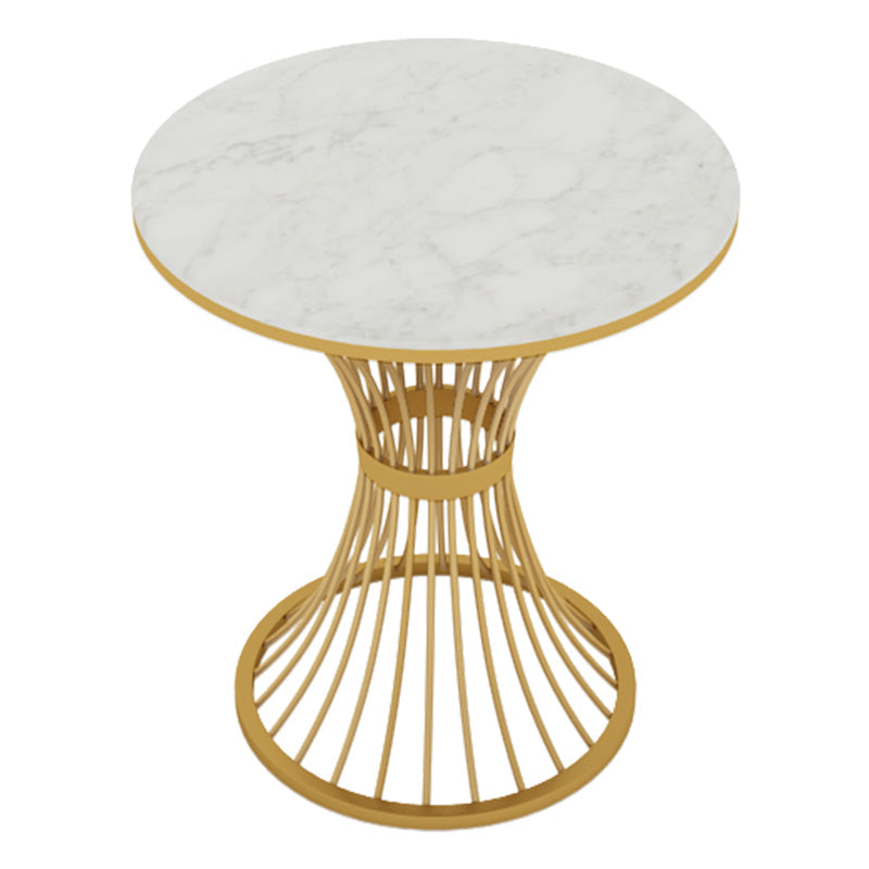 Minimalist White Standard Dining Table Round Shape Sintered Stone Dining Table with Pedestal Base Without Chairs Clearhalo ' dining_table' 'Dining Tables & Seating' 'Dining Tables' 'furn' 'furn_dining_table' 'Furniture' 'furniture_dining_table' 'Kitchen & Dining Furniture' 'kitchen&dining_furn' 'kitchen' 'kitchen_dining_table' 3816659