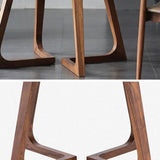 Round Shape Double Pedestal Modern Dining Table Wood Color Fixed Table with Solid Wood Clearhalo ' dining_table' 'Dining Tables & Seating' 'Dining Tables' 'furn' 'furn_dining_table' 'Furniture' 'furniture_dining_table' 'Kitchen & Dining Furniture' 'kitchen&dining_furn' 'kitchen' 'kitchen_dining_table' 3816679
