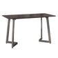 Industrial Dining Table Black Sintered Stone Dining Table with Double Pedestal Without Chairs Clearhalo ' dining_table' 'Dining Tables & Seating' 'Dining Tables' 'furn' 'furn_dining_table' 'Furniture' 'furniture_dining_table' 'Kitchen & Dining Furniture' 'kitchen&dining_furn' 'kitchen' 'kitchen_dining_table' 3816688