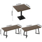Industrial Solid Wood Dinner Table Brown Table with Black Frame for Dinning Room Clearhalo ' dining_table' 'Dining Tables & Seating' 'Dining Tables' 'furn' 'furn_dining_table' 'Furniture' 'furniture_dining_table' 'Kitchen & Dining Furniture' 'kitchen&dining_furn' 'kitchen' 'kitchen_dining_table' 3816719