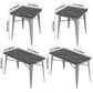 Industrial Dining Table Black Sintered Stone Dining Table with Sled Base Clearhalo ' dining_table' 'Dining Tables & Seating' 'Dining Tables' 'furn' 'furn_dining_table' 'Furniture' 'furniture_dining_table' 'Kitchen & Dining Furniture' 'kitchen&dining_furn' 'kitchen' 'kitchen_dining_table' 3816729