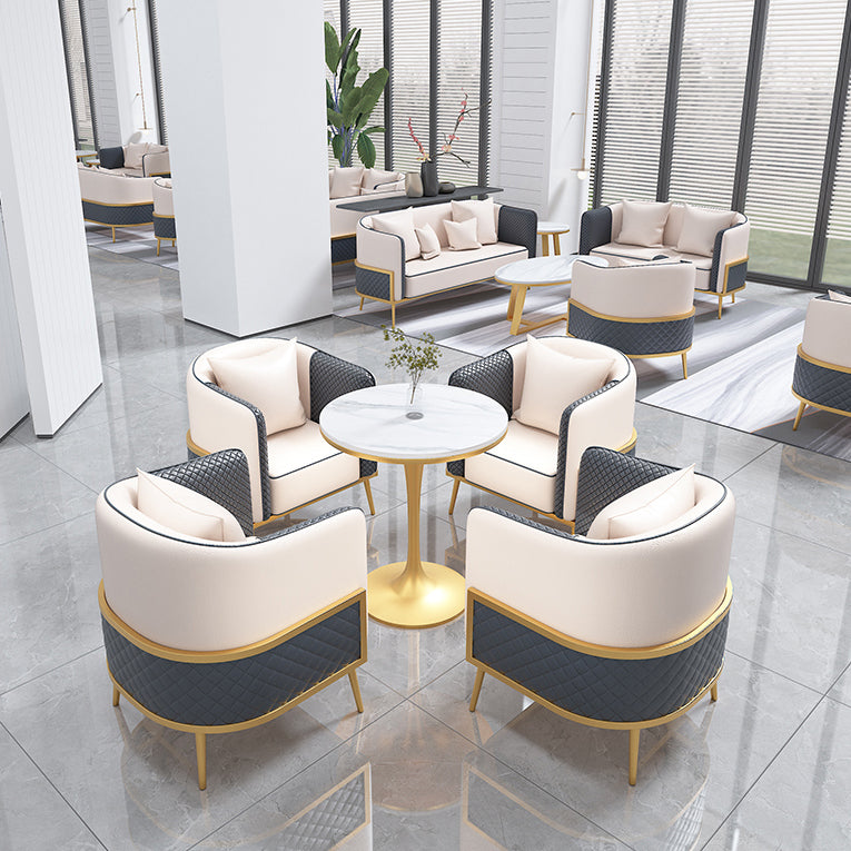 Traditional Luxury Stone Dining Table Round Dinette Table for Dining Room Clearhalo ' dining_table' 'Dining Tables & Seating' 'Dining Tables' 'furn' 'furn_dining_table' 'Furniture' 'furniture_dining_table' 'Kitchen & Dining Furniture' 'kitchen&dining_furn' 'kitchen' 'kitchen_dining_table' 3816745