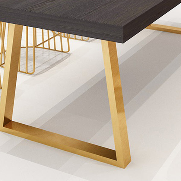 Rectangle Dining Site Table Traditional Luxury Dinette Table with Pine Solid Wood Clearhalo ' dining_table' 'Dining Tables & Seating' 'Dining Tables' 'furn' 'furn_dining_table' 'Furniture' 'furniture_dining_table' 'Kitchen & Dining Furniture' 'kitchen&dining_furn' 'kitchen' 'kitchen_dining_table' 3816751
