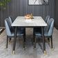 Rectangle 4 Legs Home Furniture Stone Dining Room Collection for Dining Room Clearhalo ' dining_table' 'Dining Tables & Seating' 'Dining Tables' 'furn' 'furn_dining_table' 'Furniture' 'furniture_dining_table' 'Kitchen & Dining Furniture' 'kitchen&dining_furn' 'kitchen' 'kitchen_dining_table' 3816757