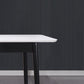 Contemporary Rectangle Dining Room Table White Sintered Stone Table with 4 Legs Clearhalo ' dining_table' 'Dining Tables & Seating' 'Dining Tables' 'furn' 'furn_dining_table' 'Furniture' 'furniture_dining_table' 'Kitchen & Dining Furniture' 'kitchen&dining_furn' 'kitchen' 'kitchen_dining_table' 3816774