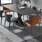 Contemporary Rectangle Dining Room Table Sintered Stone Table with Pedestal Base Clearhalo ' dining_table' 'Dining Tables & Seating' 'Dining Tables' 'furn' 'furn_dining_table' 'Furniture' 'furniture_dining_table' 'Kitchen & Dining Furniture' 'kitchen&dining_furn' 'kitchen' 'kitchen_dining_table' 3816818