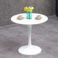 Modern Style Sintered Stone Scratch Resistant Dining Table Single Pedestal Base Round Table for Home Clearhalo ' dining_table' 'Dining Tables & Seating' 'Dining Tables' 'furn' 'furn_dining_table' 'Furniture' 'furniture_dining_table' 'Kitchen & Dining Furniture' 'kitchen&dining_furn' 'kitchen' 'kitchen_dining_table' 3816821