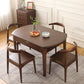 Extendable Rubber Wood Round Table Modern Adjustable Wood Table with 4 Legs Clearhalo ' dining_table' 'Dining Tables & Seating' 'Dining Tables' 'furn' 'furn_dining_table' 'Furniture' 'furniture_dining_table' 'Kitchen & Dining Furniture' 'kitchen&dining_furn' 'kitchen' 'kitchen_dining_table' 3816827