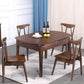 Extendable Rubber Wood Round Table Modern Adjustable Wood Table with 4 Legs Clearhalo ' dining_table' 'Dining Tables & Seating' 'Dining Tables' 'furn' 'furn_dining_table' 'Furniture' 'furniture_dining_table' 'Kitchen & Dining Furniture' 'kitchen&dining_furn' 'kitchen' 'kitchen_dining_table' 3816836