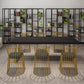 Rectangle Sled Base Home Furniture Solid Wood Dining Room Collection for Dining Room Clearhalo ' dining_table' 'Dining Tables & Seating' 'Dining Tables' 'furn' 'furn_dining_table' 'Furniture' 'furniture_dining_table' 'Kitchen & Dining Furniture' 'kitchen&dining_furn' 'kitchen' 'kitchen_dining_table' 3816840