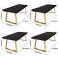 Rectangle Sled Base Home Furniture Solid Wood Dining Room Collection for Dining Room Clearhalo ' dining_table' 'Dining Tables & Seating' 'Dining Tables' 'furn' 'furn_dining_table' 'Furniture' 'furniture_dining_table' 'Kitchen & Dining Furniture' 'kitchen&dining_furn' 'kitchen' 'kitchen_dining_table' 3816846